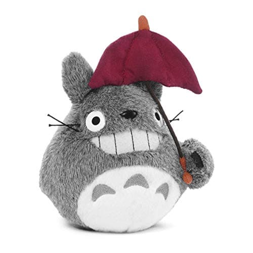 Image of Close Up My Neighbour Totoro Plush Figure Totoro with Umbrella