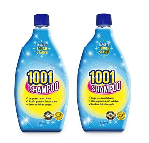 Image of 2 x 1001 Carpet Shampoo Hand Cleaner Solution Deep Clean Dirt Stain Remover 500ml