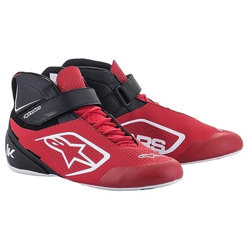 Image of Alpinestars 2022 TECH-1 K V2 SHOES - Red/Black/White - UK 9 / US 10 / EU 43