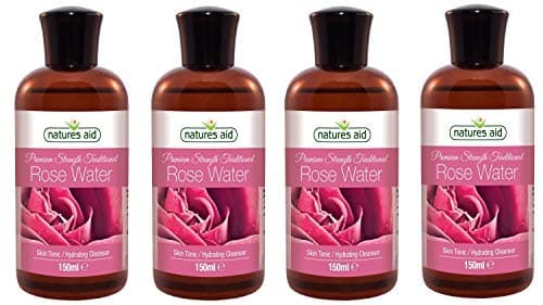 Image of (4 Pack) - Natures Aid - Rosewater (Triple) | 150ml | 4 Pack Bundle