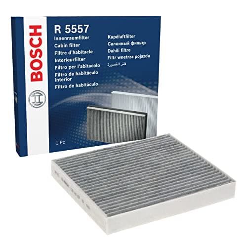 Image of Bosch R5557 Activated Carbon Cabin Filter, Replacement Filter - Against Unpleasant Smells, Pollen and Dust for Cleaner Air Inside the Vehicle