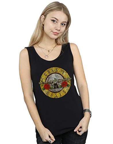 Image of Guns N Roses Women's Vintage Bullet Logo Vest Black XX-Large