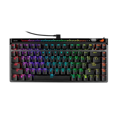 Image of ASUS ROG Falchion Ace 75 HE Wired Analog/Hall Gaming Keyboard - 75% TKL, USB, hot swappable HFX V2, fast trigger, polling 8kHz, ABS key cap, case, configuration