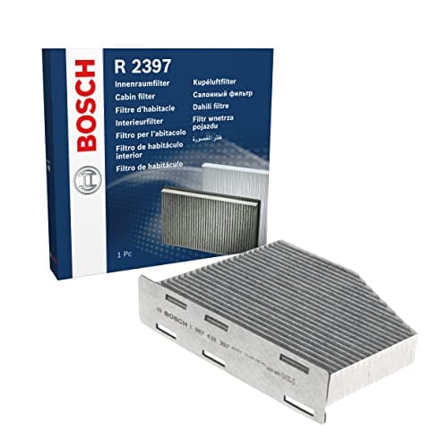 Image of Bosch R2397 Activated Carbon Cabin Filter, Replacement Filter - Against Unpleasant Smells, Pollen and Dust for Cleaner Air Inside the Vehicle