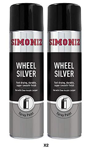 Image of Simoniz Silver Wheel Spray Paint 2x 500ml