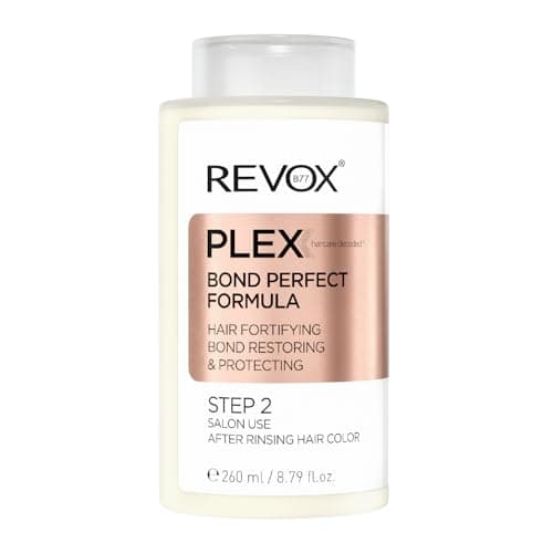 Image of REVOX B77 - Plex Bond Perfect Formula Step 2, 260 ml, Professional Hair Treatment, Hair Reconstruction for Use in Hair Salons, Protects and Repairs Hair Porosity After Chemical Processes