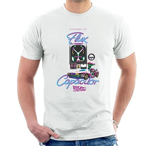 Image of All+Every Back to The Future Flux Capacitor 3D Men's T-Shirt White