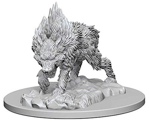 Image of Dungeons & Dragons Pathfinder Deep Cuts Unpainted Miniatures - Dire Wolf (6 Units)