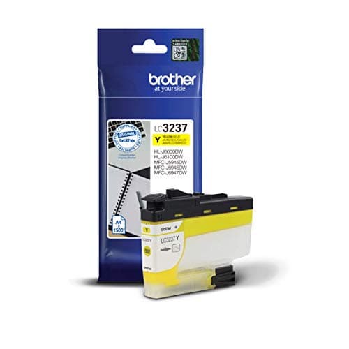 Image of Brother LC-3237Y Inkjet Cartridge, Yellow, Single Pack, Super High Yield, Includes 1 x Inkjet Cartridge, Brother Genuine Supplies