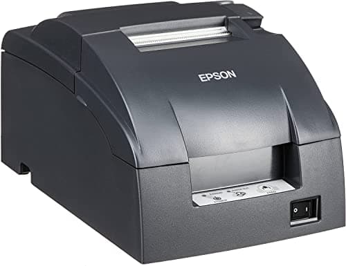 Image of Epson TM-U220B Dot Matrix Compact POS Impact Receipt and Kitchen Label Printer - DK Port and Ethernet Connectivity - Print Speeds up to 6.0 lps, 4 Lines Per Second, Auto-Cutter, DAODYANG