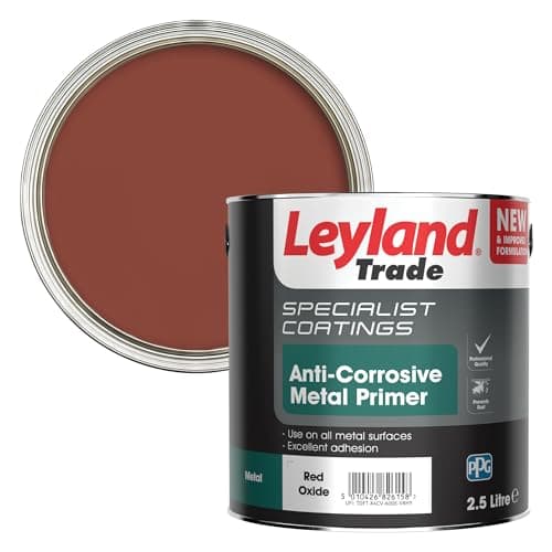 Image of Leyland Trade Anti Corrosive Metal Primer - Red Oxide - 2.5L