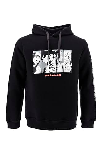 Image of Dragon Ball Z Men's Sweatshirt, Classic Goku Design, Hoodie, Gift for Men and Teenagers, white, M