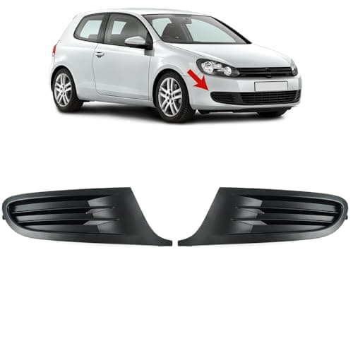 Image of ROBUST Front Bumper Lower Side Grille Trim Vent Right + Left Side for VW Golf Mk6 Hatchback Estate Convertible 5K0853666A 5K0853665A 2009-2012