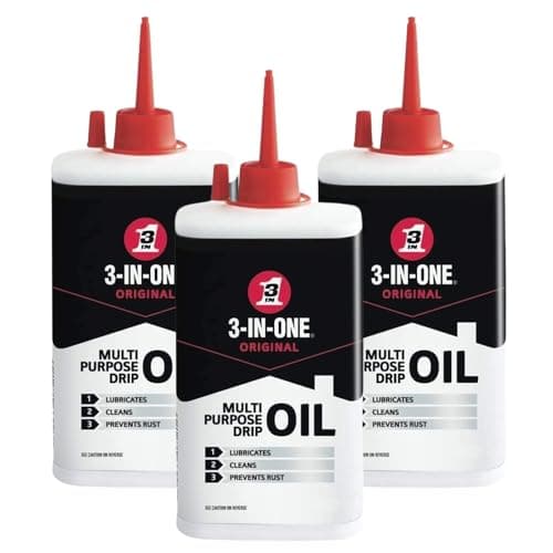 Image of 3 in 1 Multi-purpose 3 x Drip Oil Can 100ml Lubricant Drip Spout Precision Drip Application Ideal for Cleans, Lubricates, Prevents Rust and Stops Squeaks, Home & Office, Tools