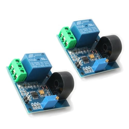 Image of Hailege 2pcs 24V 5A AC Current Sensor Current Detection Relay 24V AC Current Relay Module AC Sensor Relay Switch with Over Current Protection