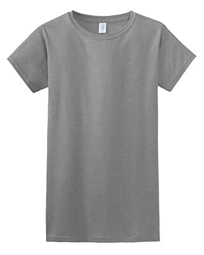 Image of Gildan Ladies Soft Style Short Sleeve T-Shirt (L) (Sport Grey (RS))
