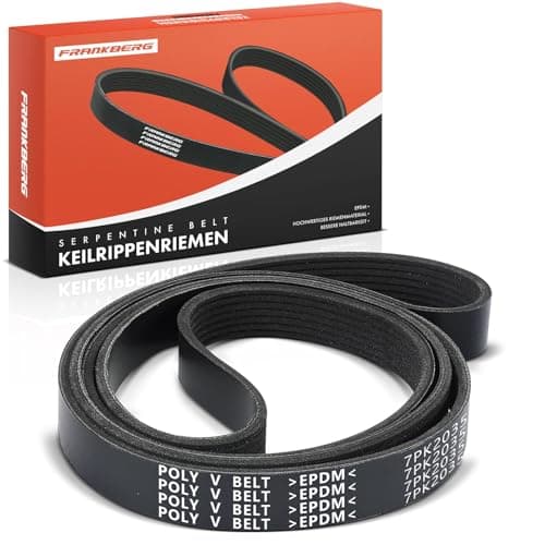 Image of Frankberg 1x Serpentine Belt Diesel Compatible with E-Class W211 G-Class Cabrio W463 M-Class W164 R-Class V251 W251 Sprinter 4-T Box B907 B910 Replace# 4891587AA