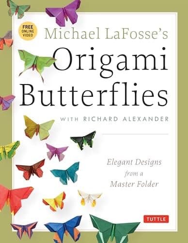 Image of Michael Lafosse's Origami Butterflies: Elegant Designs from a Master Folder: Full-Color Origami Book with 26 Projects and 2 Instructional DVDs: Great for Kids and Adults!