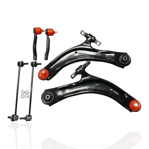 Image of Wishbone Arm Kit Front Lower Inc Links Track Rods Compatible With Nissan Qashqai,2006-2014,6 Pcs kit