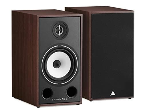 Image of Triangle - BOREA BR03 Hi-Fi Bookshelf Speakers - Power handling 100W - Output 90 dB/W/m - Versatile Music and Home Cinema - 206 x 380 x 314 mm - Walnut (Pair)