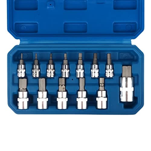 Image of DAYUAN Hex Bit Socket Set Premium S2 Alloy Steel, 13-Piece Metric 2-14mm Allen Socket Kit