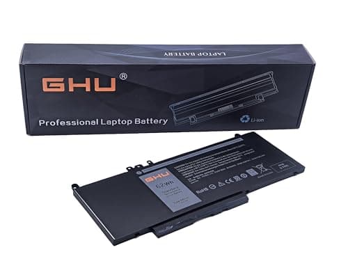 Image of GHU 6MT4T 62Wh 7.6V Battery for Dell Latitude 14 5470 E5470 15 5570 E5570 Precision 15 3510 M3510 Part Number 7V69Y TXF9M 79VRK