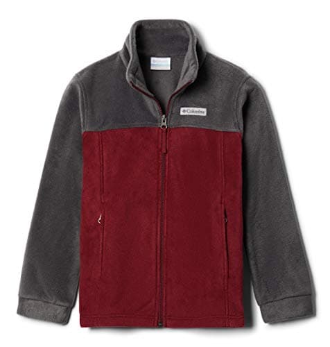 Image of Columbia Boys' Steens Mt Ii Fleece Jacket, Red Jasper, Shark, XXS