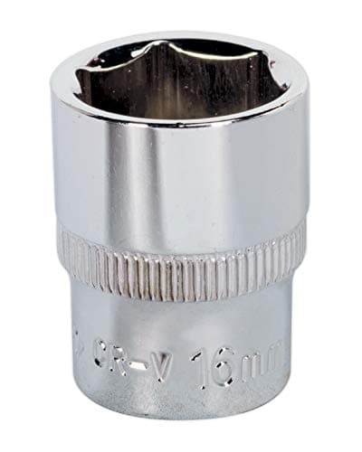 Image of Sealey Sp3816 Walldrive Socket 16Mm 3/8Sq Drive Fully Polished
