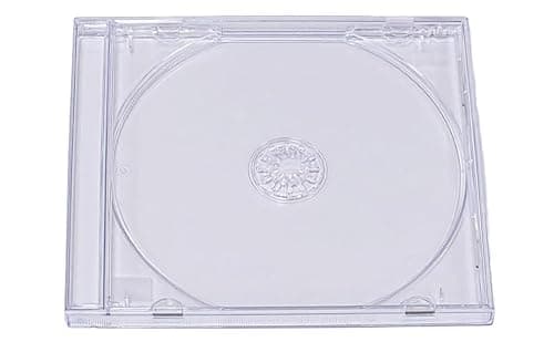 Image of RIVERMEDIA 100 X Premium Single CD Jewel Cases with Clear Tray 10.4mm Spine Pre-Assembled (18124)