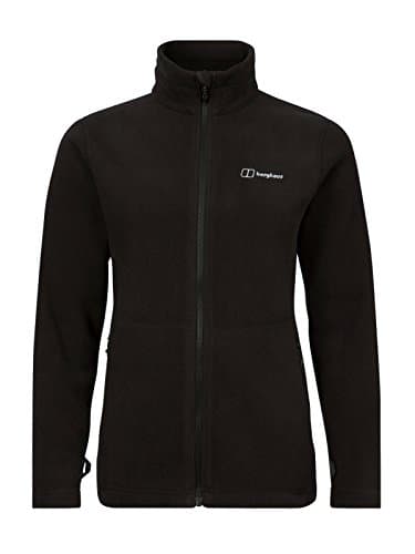 Image of Berghaus Women's Prism Polartec Interactive Fleece Jacket | Added Warmth | Flattering Style | Durable Fleece Full Zip, Black/Black, 12