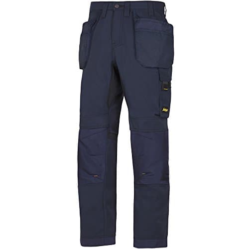 Image of Snickers 62019595088 Size 88 "Allroundwork" Work Trousers with Holster Pockets - Navy Blue