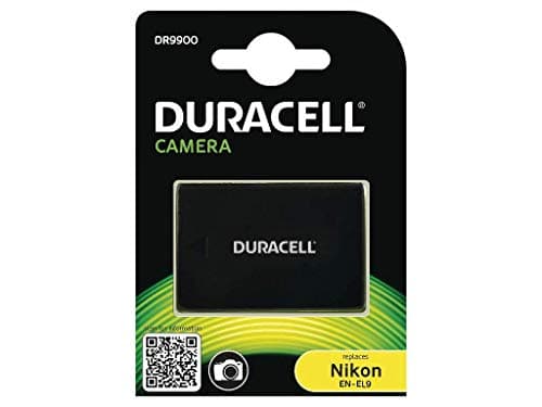Image of Duracell Premium Analog Nikon EN-EL9 EN-EL9e Battery D40 D60 D3000 D5000 7.4V 1100mAh, black