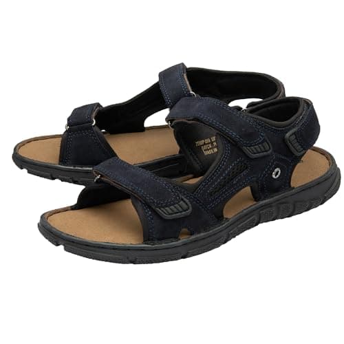 Image of DUNLOP Mens Trekking Walking Sandals - Navy - UK 9