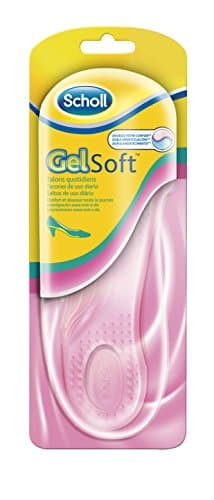Image of Scholl GelSoft Heel Insoles - Cushioning & Non-Slip Effect, Arch Support, Long Lasting Comfort, Ergonomic & Discreet Design, Size 35.5-40.5