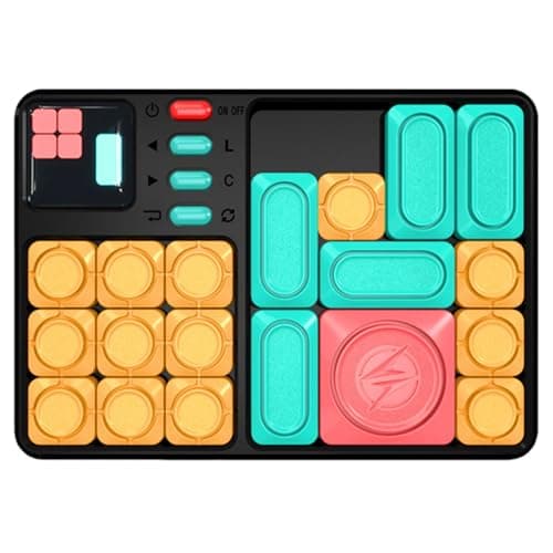 Image of Super Slide Brain Games - Interactive Puzzle Toy for Focus Training, Portable Brain | Logic Slide Game for Adults and Children, Educational Thinking Toy, Console