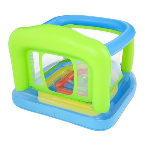 Image of Bestway Jump-O-Rama Inflatable Bounce House, Kids Bouncy Castle Play Area, Mesh Safety Walls, Indoor Outdoor Soft Play Bouncer