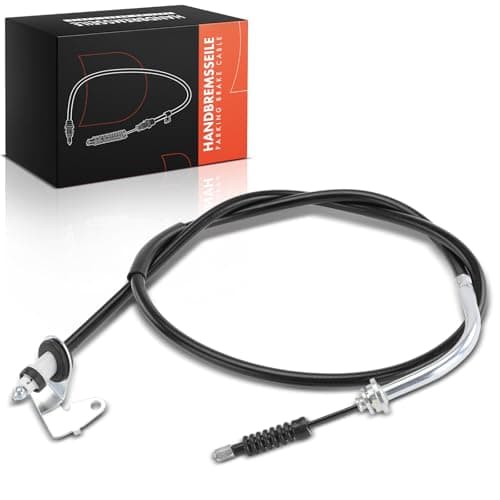 Image of Frankberg Handbrake Cable Rear Left Disc brake Compatible with M.i.n.i R50 R53 C.o.o.p.e.r S One D Works M.i.n.i Cabriolet R52 One Replace# 34406777400