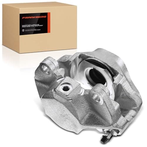 Image of Frankberg Brake Caliper Disc Brake Front Axle Left Compatible with 123 W123 W111 W112 Coupe Heckflosse W110 W110 Pagode W113 S-Class W108 W109 /8 Replace# 0014218198
