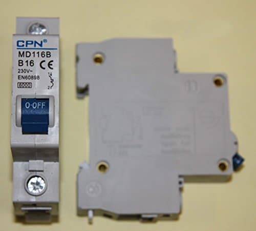 Image of Cudis MD116B 16A 6kA 1 Module SP Type B MCB