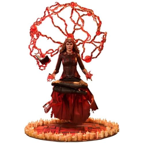 Image of Hot Toys Doctor Strange in The Multiverse of Madness Movie Masterpiece 1/6 Figure The Scarlet Witch (Deluxe Version) 28 cm