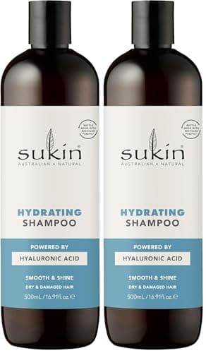 Image of Sukin Natural Hydrating Shampoo, Coconut, 500 millilitre (Pack of 2)