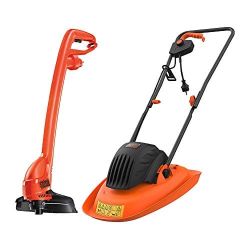 Image of BLACK+DECKER 30cm Electric Hover Mower with GL250 Grass Strimmer