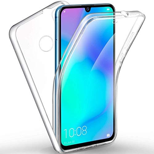 Image of KP TECHNOLOGY Case for Huawei P30 Lite - 360°Full Body Hard PC Back and Soft Silicone TPU Front Integrated Transparent Slim Ultra-Thin Cover Case for Huawei P30 Lite