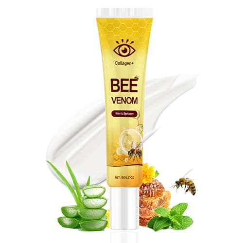 Image of Bee Venom Eye Cream - Collagen Bee Venom Wake Up Eye Cream - Anti Wrinkle Removal Eye Moisturizer for Women - Anti Aging,Fade Dark Circles and Puffy Eyes - Day And Night Care 15g