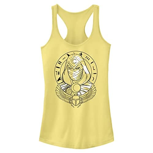 Image of Marvel Women's Moon Knight Scarab Shirt, Banana, Medium