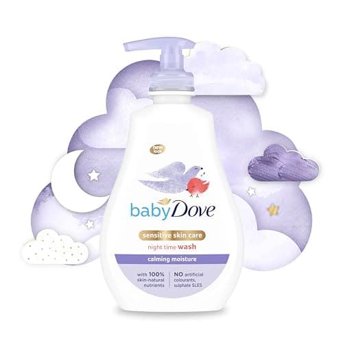 Image of Baby Dove Calming Moisture Head to Toe Wash – Gentle Chamomile Baby Wash for Sensitive Skin, Relaxes & Soothe Before Bed, 1 x 400ml