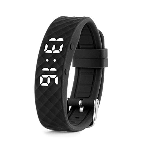 Image of TabTime Vibrating Alarm Wristband (Black, Small) - Silent Alarm Watch - with up to 10 Personal or Pill Reminders per Day