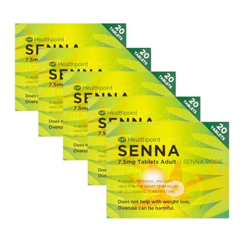 Image of 5X Senna Constipation Relief Tablets 7.5mg – Mega Value Bundle | Gentle Natural Laxative for Adults | Digestive Health, Bowel Regularity & Daily Comfort | with Stool Chart & Wellness Guide