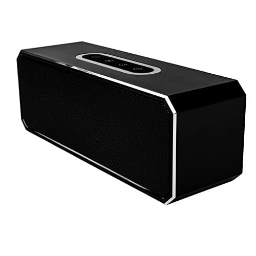 Image of Akai Dynmx Portable Bluetooth Stereo Speaker with 8 Hours Playtime, Bluetooth, 2 x 5 W Stereo Speakers Built-In Microphone for Hands-Free Calls, Black