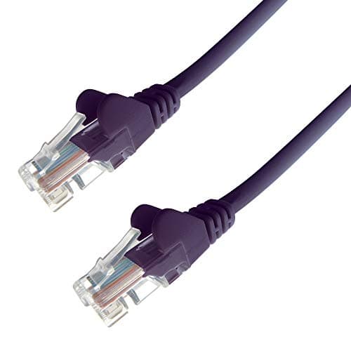 Image of Connekt Gear 7m RJ45 CAT5e UTP Stranded Flush Moulded Network Cable - 24AWG - Purple